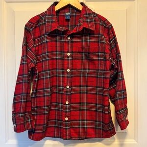 OshKosh B'gosh Plaid Flannel Shirt sz 10
